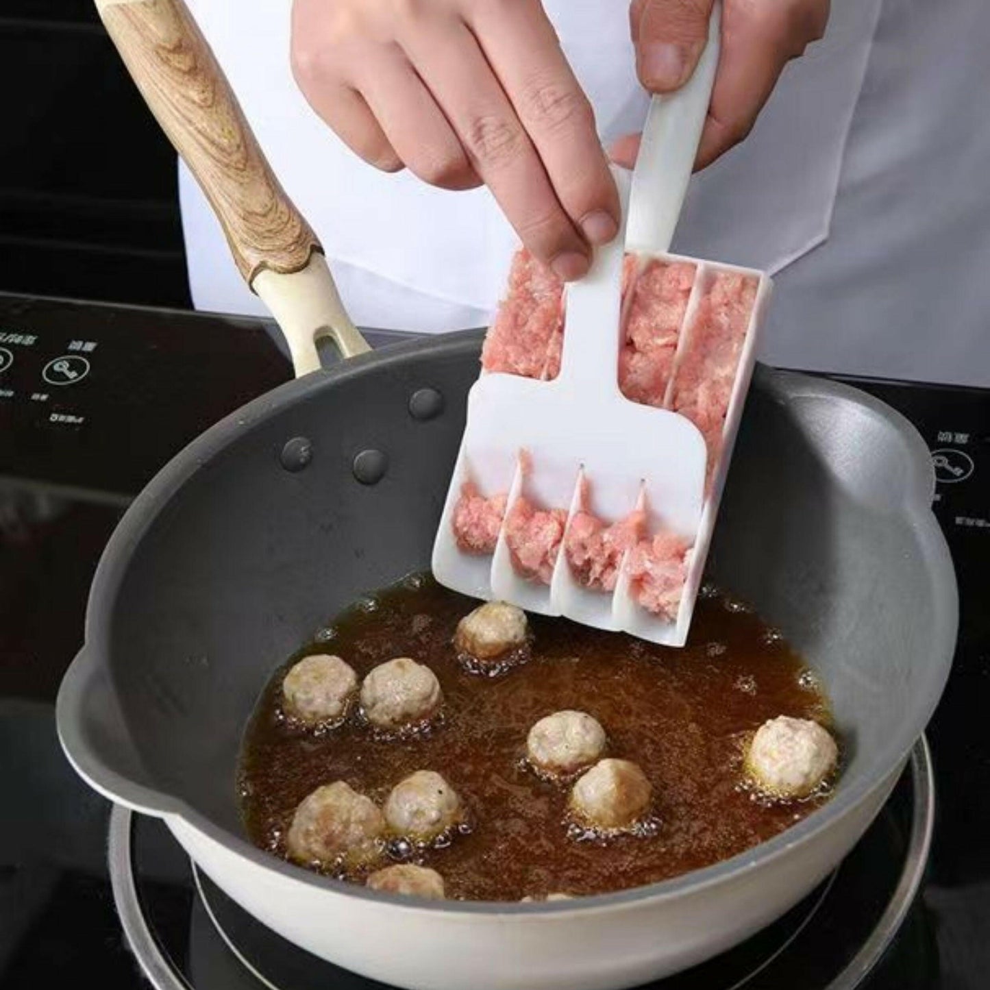 KITCH AT EASE™ Two Kits 2-in-1 Meatball Scoop