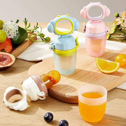 KITCH AT EASE™ Silicone 5-in-1 Baby Food Feeder Sucking Pacifier