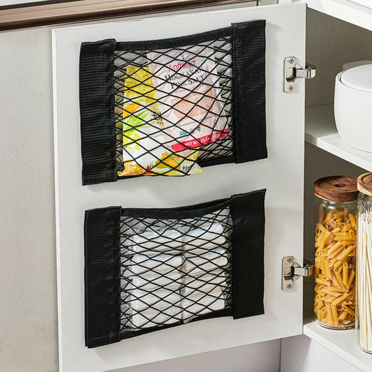 KITCH AT EASE™ Cabinet Plastic Bags Storage Net Pocket