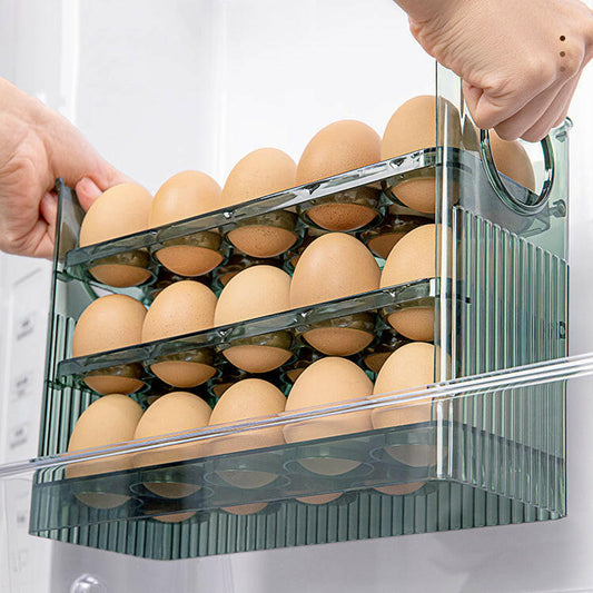 KITCH AT EASE™ Automatic Spring-Loaded Egg Rack