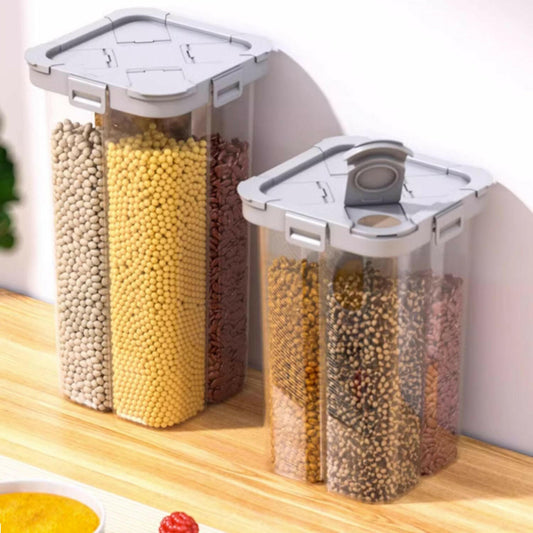 KITCH AT EASE™ Four-Compartment Kitchen Grain Organizer