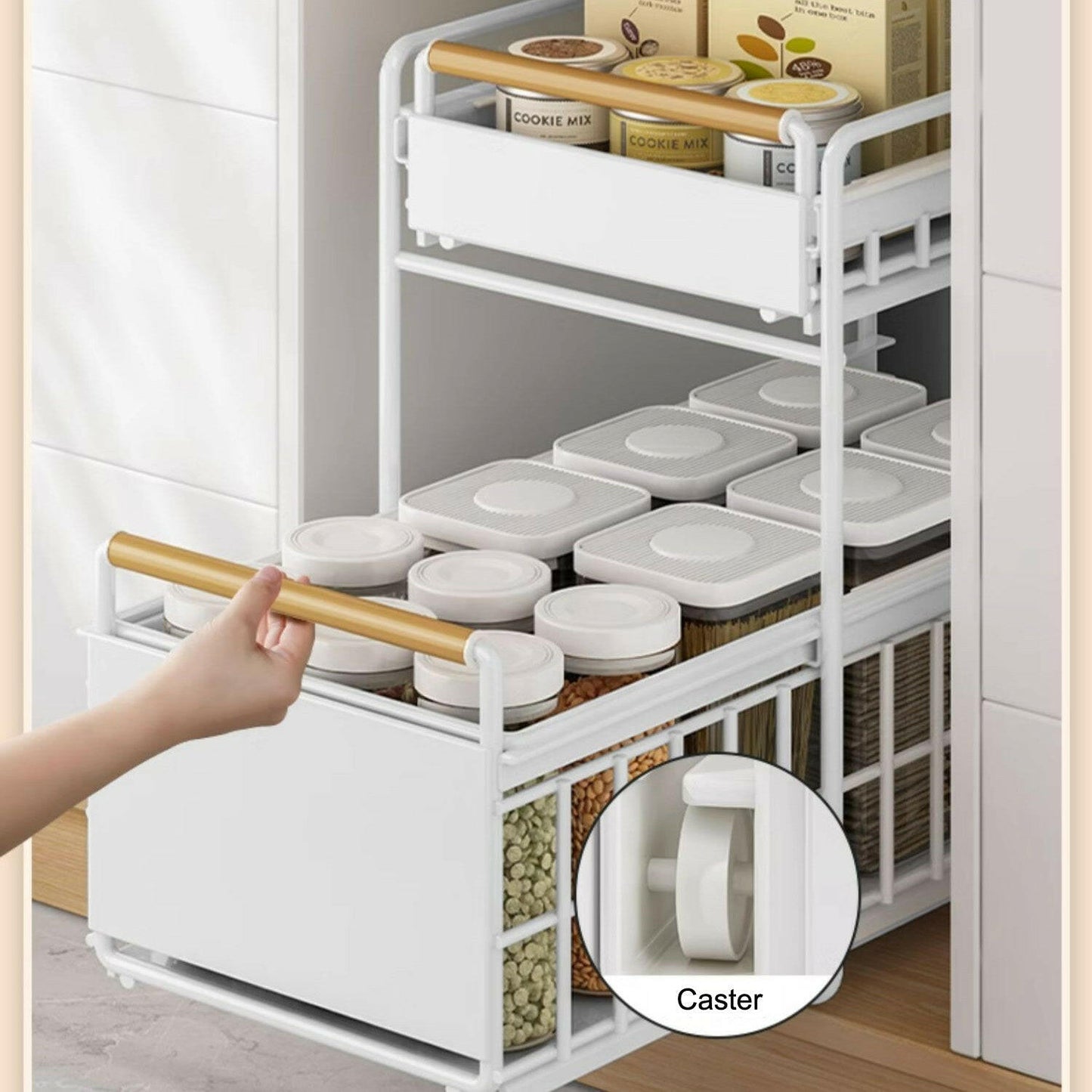 KITCH AT EASE™ Premium Kitchen Cabinet Drawer Organizer