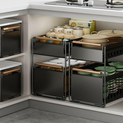 KITCH AT EASE™ Premium Kitchen Cabinet Drawer Organizer