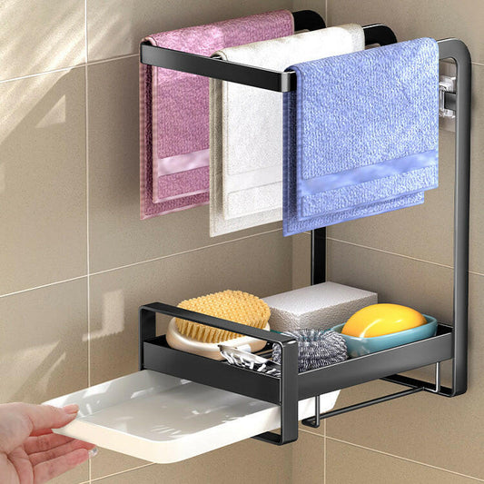 KITCH AT EASE™ Wall Mounting All-In-One Kitchen Towel Rack