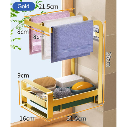 KITCH AT EASE™ Wall Mounting All-In-One Kitchen Towel Rack