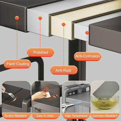 KITCH AT EASE™ Thicken All-In-One Kitchen Microwave Oven Organizer