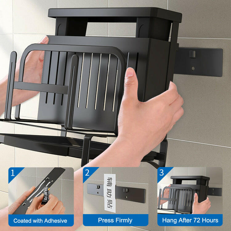 KITCH AT EASE™ Wall Mounting All-In-One Kitchen Knife and Cutting Board Organizer