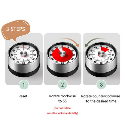 KITCH AT EASE™ Magnetic Mechanical Timer