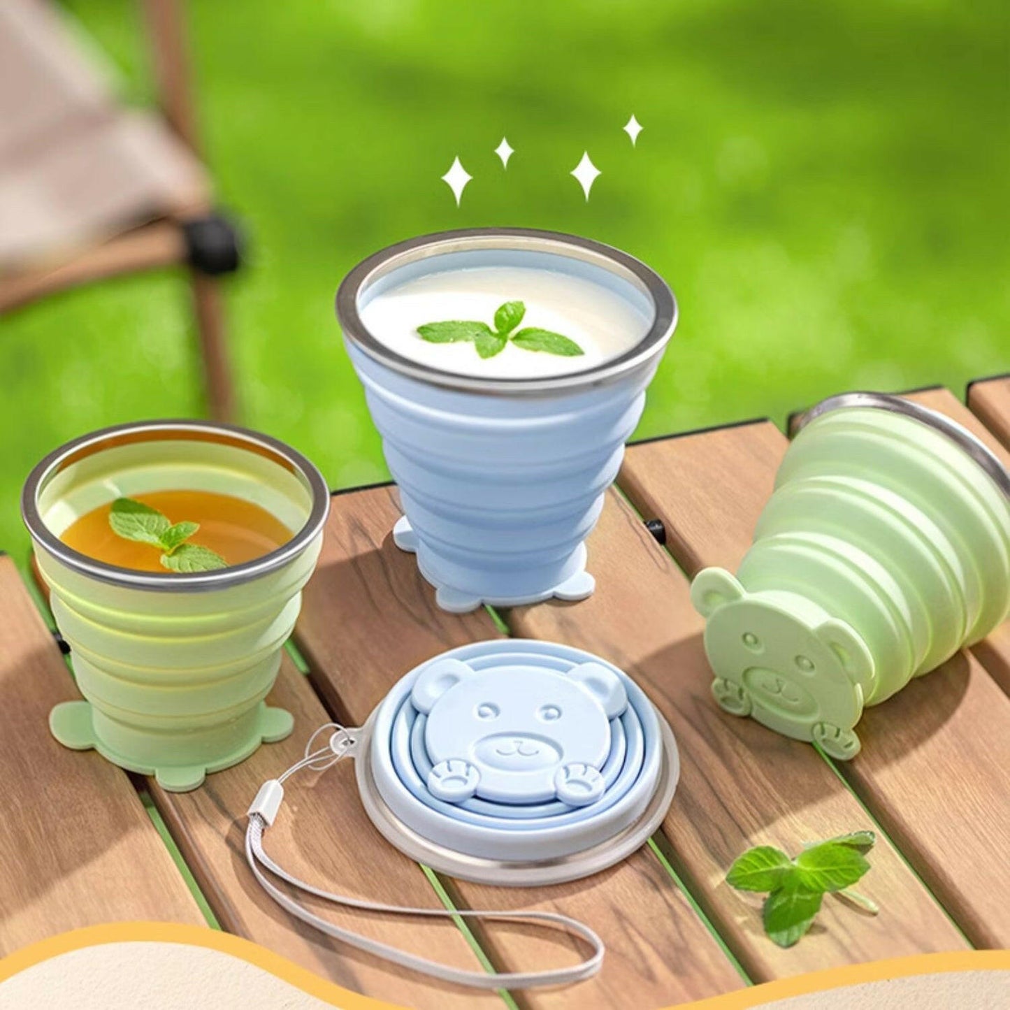 KITCH AT EASE™ Portable Silicone Collapsible Cup