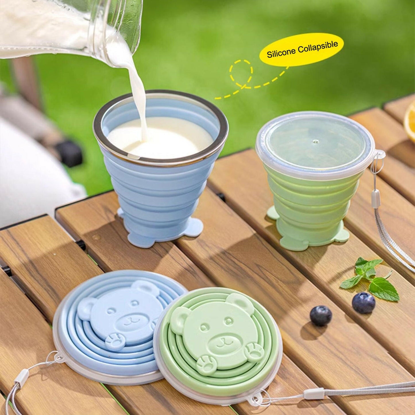 KITCH AT EASE™ Portable Silicone Collapsible Cup