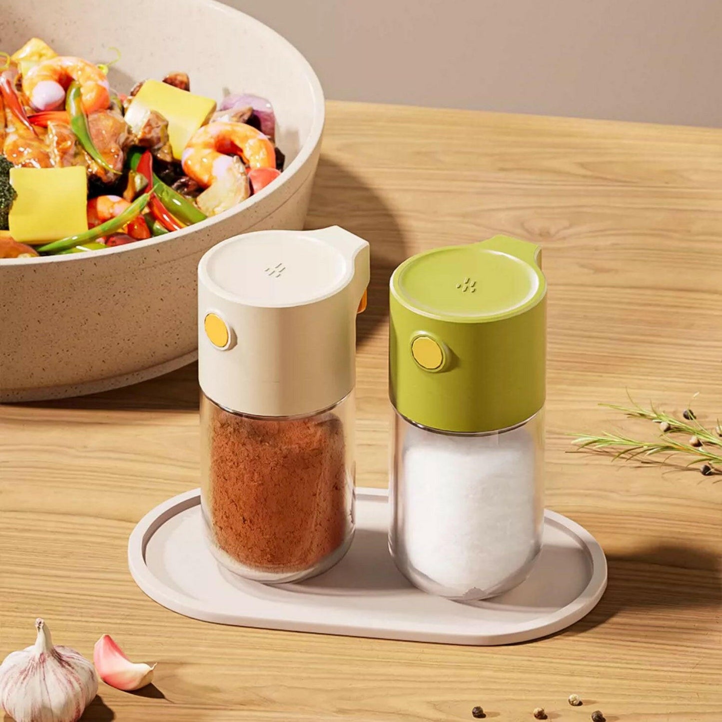 KITCH AT EASE™ Quantitative Press Sprayer Seasoning Bottle