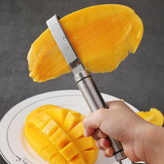 KITCH AT EASE™ 2-in-1 Stainless Steel Mango Pitter and Spoon