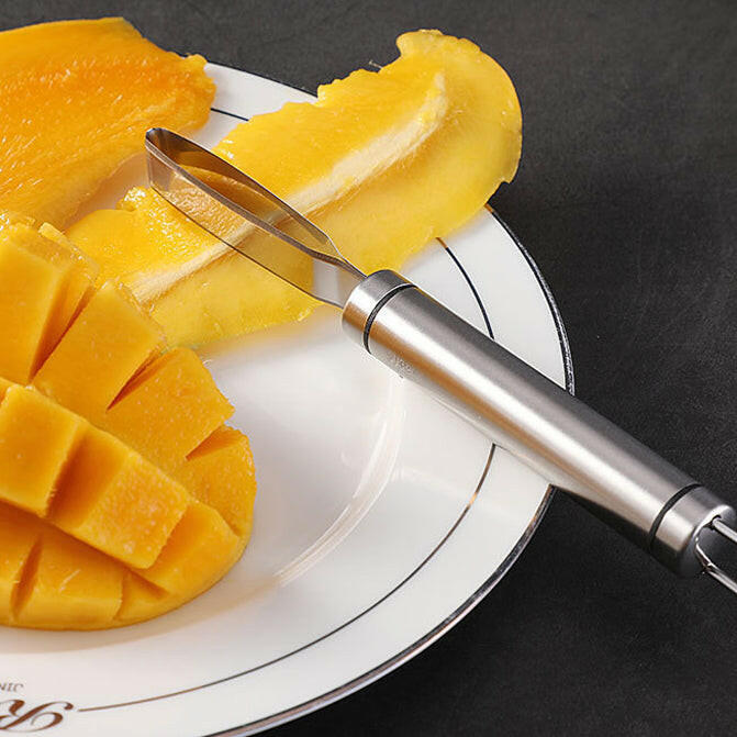 KITCH AT EASE™ 2-in-1 Stainless Steel Mango Pitter and Spoon