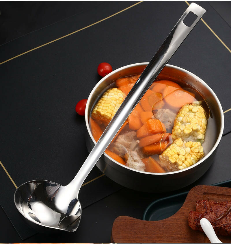 KITCH AT EASE™ Stainless Steel Oil and Soup Separator Spoon