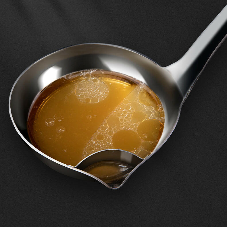 KITCH AT EASE™ Stainless Steel Oil and Soup Separator Spoon