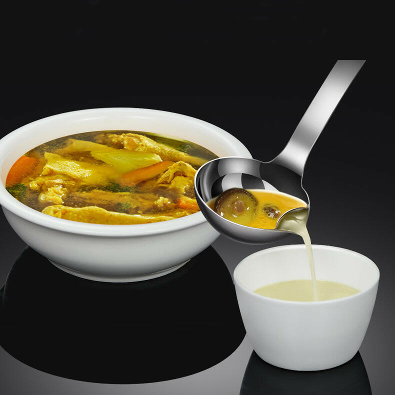 KITCH AT EASE™ Stainless Steel Oil and Soup Separator Spoon