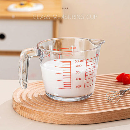 KITCH AT EASE™ 1000ML Thickened Glass Measuring Cup with Filter