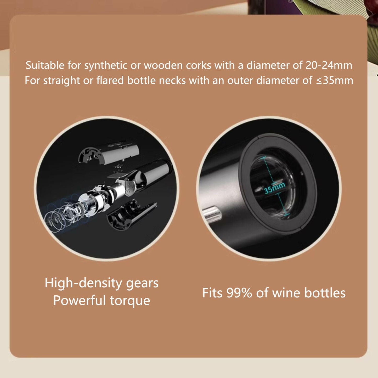 KITCH AT EASE™ USB Electric Wireless Wine Opener Kits