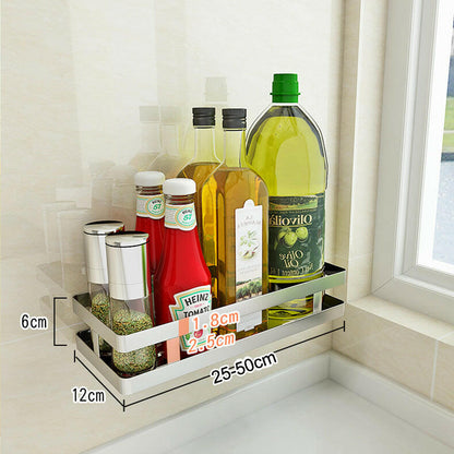 KITCH AT EASE™ Stainless Steel Wall Mounting Kitchen Seasoning Rack