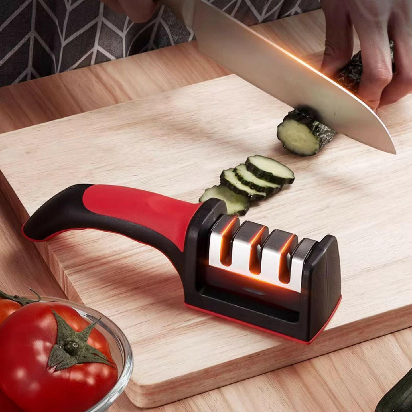 KITCH AT EASE™ Multifunctional Scissors and Knife Sharpener